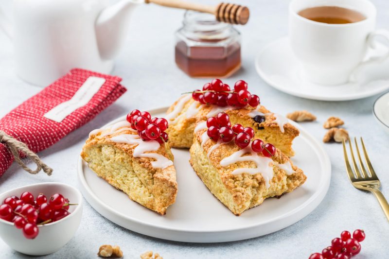 Scones with Redcurrant