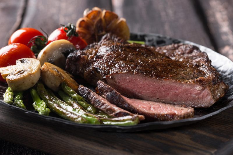 Steak on Plate