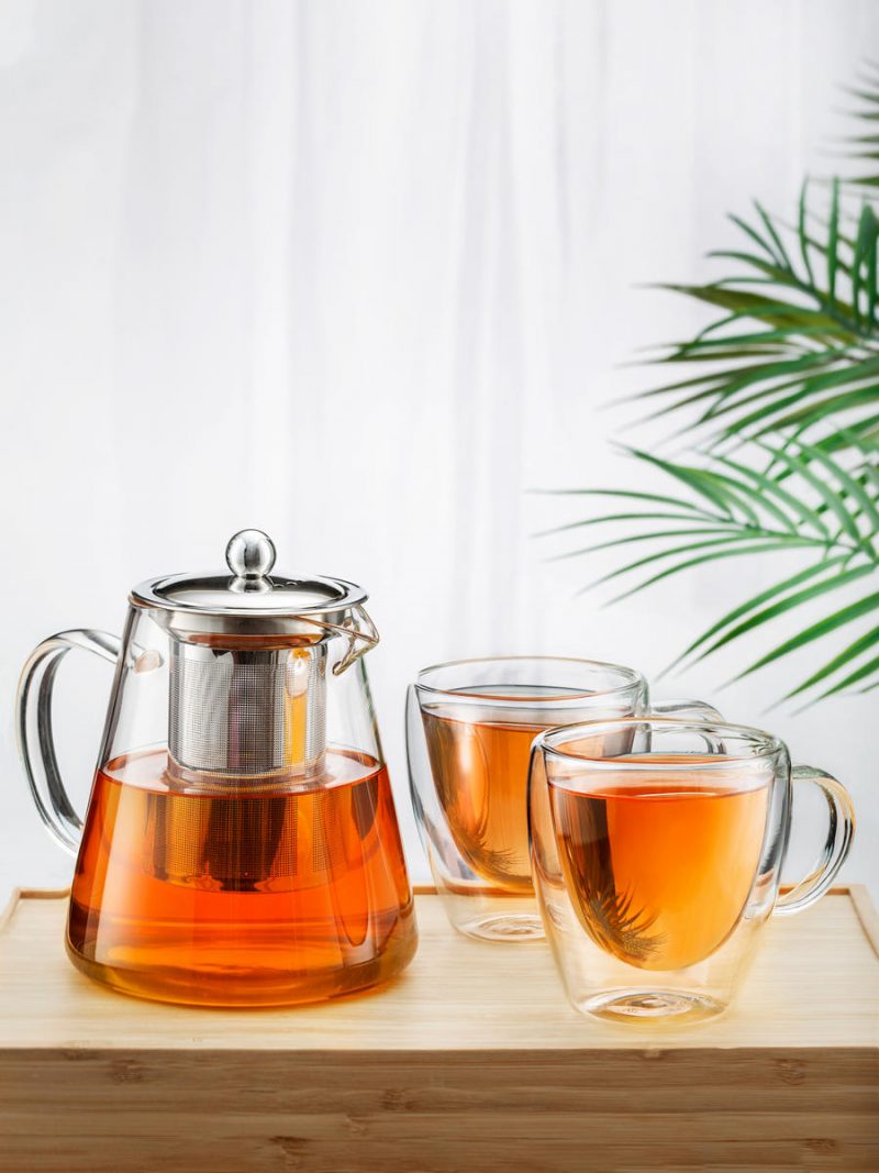 Teapot with Two Cups